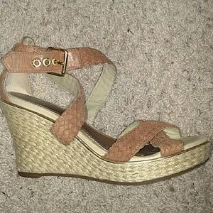 Sperry top sider strappy wedge excellent condition